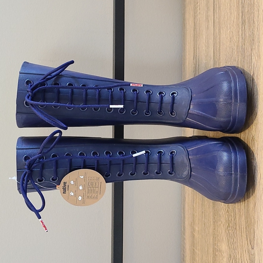 ☀️Native Paddington Navy Blue Rain Boots - Picture 2 of 14